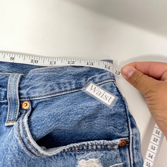 Levi's 501 100% Cotton Cutoff Extra Distressed Button Fly Shorts Women's 27 - Picture 8 of 11